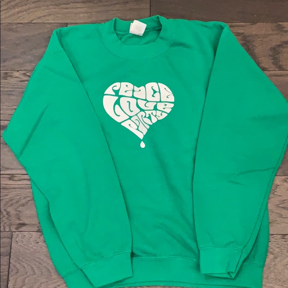 Green Gildan Crewneck